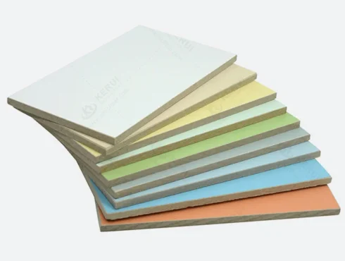 Inorganic pre-coated boards